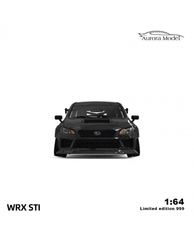 (預訂 Pre-order) AuroraModel  AM 1/64 Subaru WRX STI Full carbon limited edition (Diecast car model) 限量999台