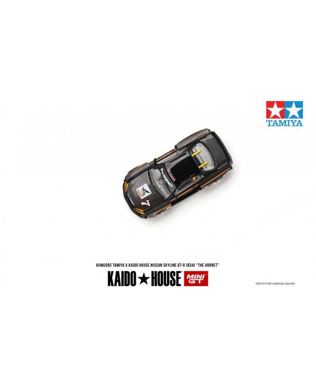 (預訂 Pre-order) Kaido House + MINIGT Nissan Skyline GT-R (R34) Kaido Works Tamiya Hornet V1 KHMG093 (Diecast car model)