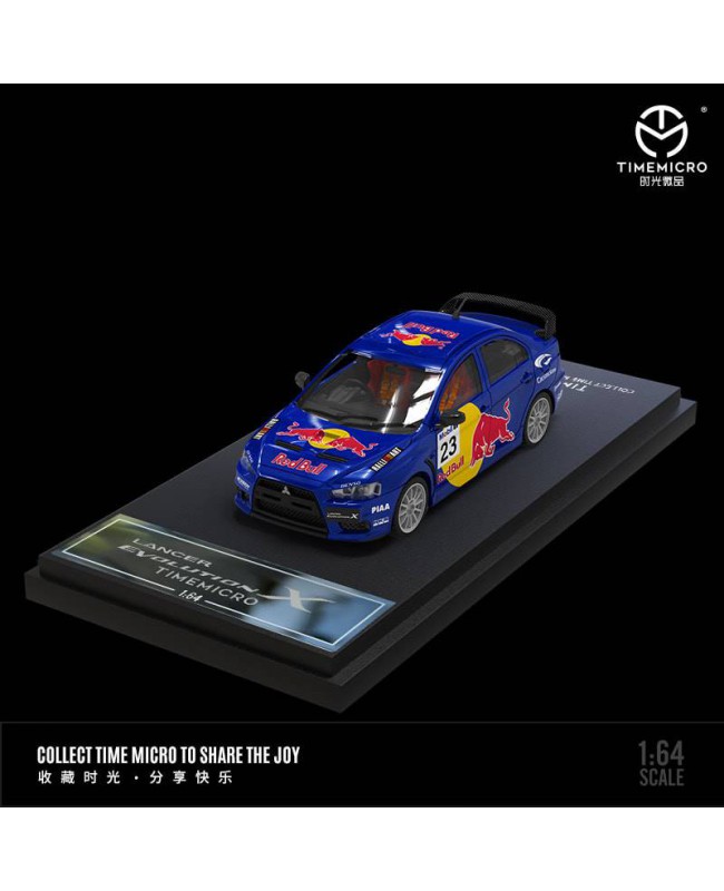 (預訂 Pre-order) TimeMicro 1/64 Lancer EVO X (Diecast car model) Red Bull 普通版