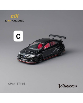 (預訂 Pre-order) CM model 1/64 Subaru Varis Widebody V.1 Black-CM64-STI-03 (Diecast car model)