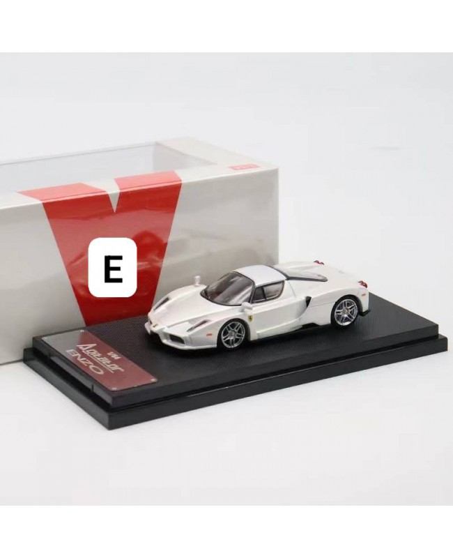 (預訂 Pre-order) Agitator 1/64 Ferrari Enzo (Diecast car model) Pearl white (Limited to 299pcs)