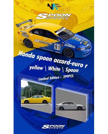 (預訂 Pre-order) NA 1:64 Honda spoon accord-euro r (Resin car model) 限量399台 Spoon