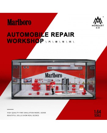 (預訂 Pre-order) MoreArt 1/64 AUTOMOBILE REPAIR WORK SHOP Marlboro livery MO641073