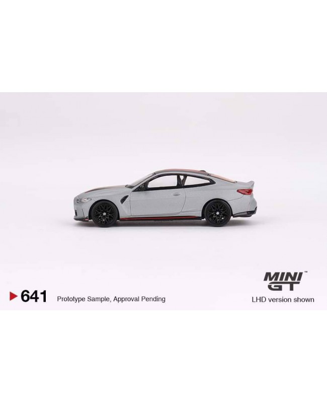 (預訂 Pre-order) MINI GT 1/64 MGT00641-R BMW M4 CSL (G82) Frozen Brooklyn Grey Metallic (Diecast car model)