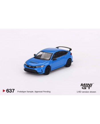 (預訂 Pre-order) MINI GT 1/64 MGT00637-R Honda Civic Type R Boost Blue Pearl 2023 (Diecast car model)
