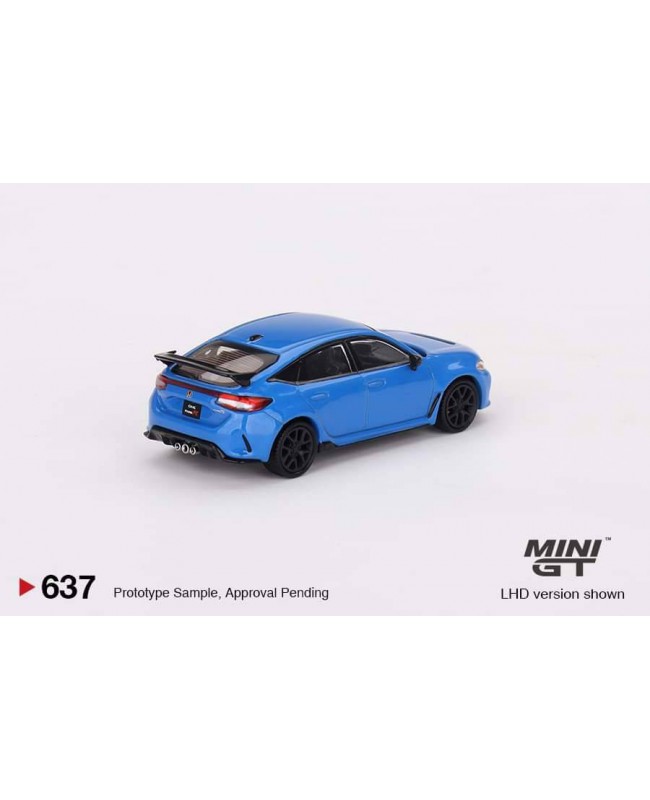 (預訂 Pre-order) MINI GT 1/64 MGT00637-R Honda Civic Type R Boost Blue Pearl 2023 (Diecast car model)