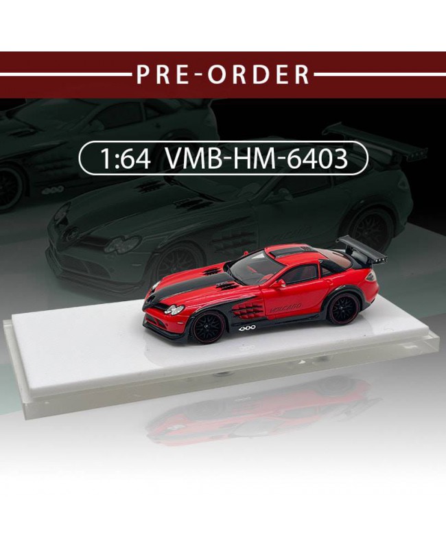 (預訂 Pre-order) Vmb 1/64 Mercedes-Benz SLR Hamann (Resin car model) 限量500台 Red