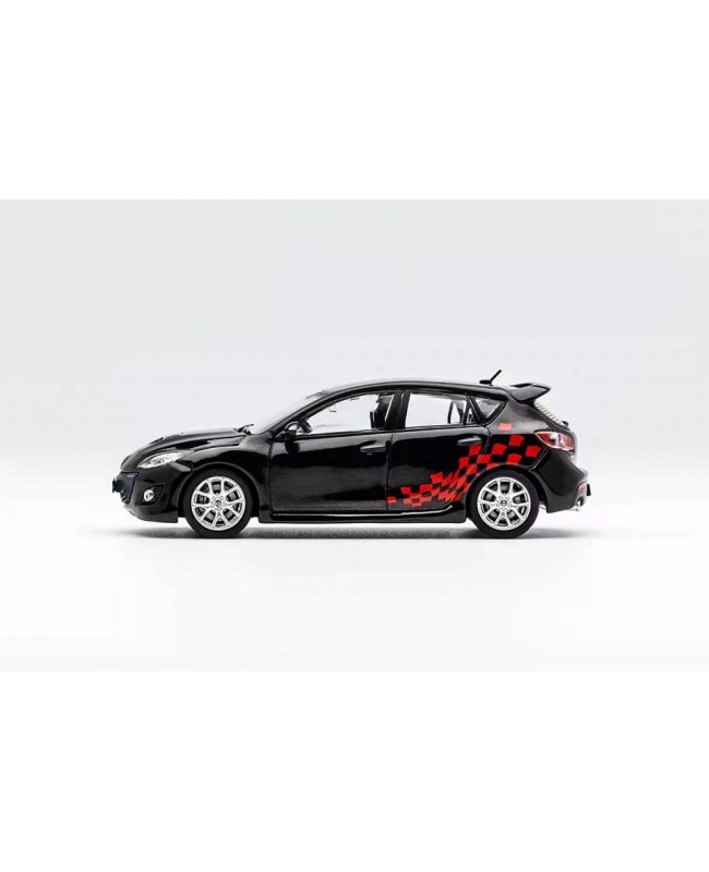 (預訂 Pre-order) GCD 1/64 Mazda3 MPS (Diecast car model) KS-043-253 Black red latte flower LHD