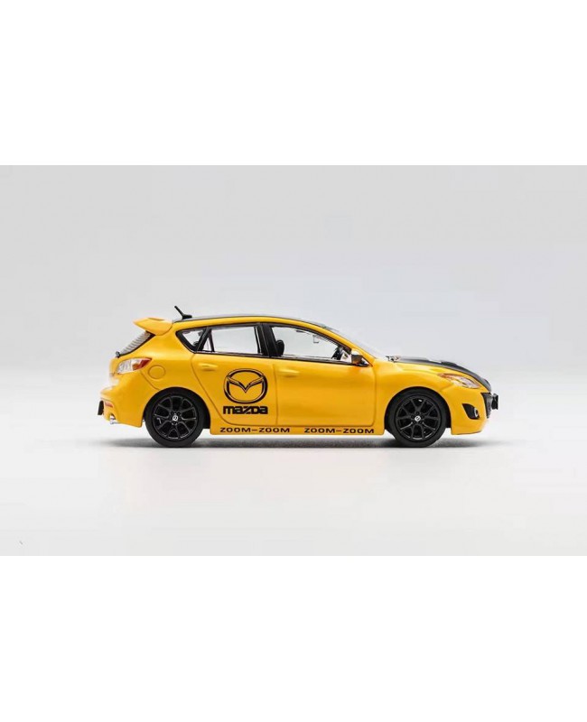 (預訂 Pre-order) GCD 1/64 Mazda3 MPS (Diecast car model) KS-043-251 Yellow and black RHD