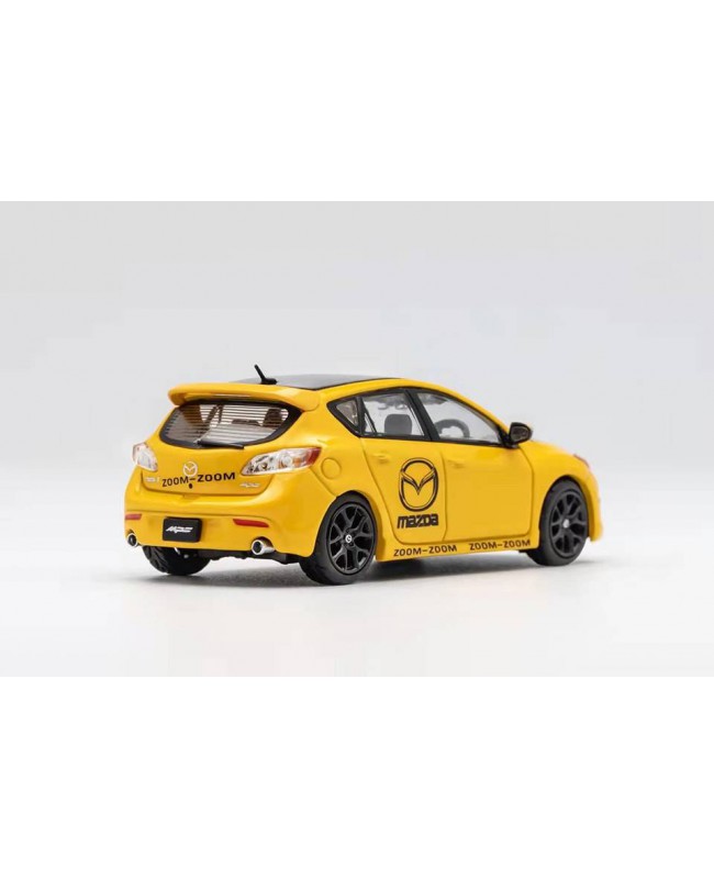 (預訂 Pre-order) GCD 1/64 Mazda3 MPS (Diecast car model) KS-043-251 Yellow and black RHD