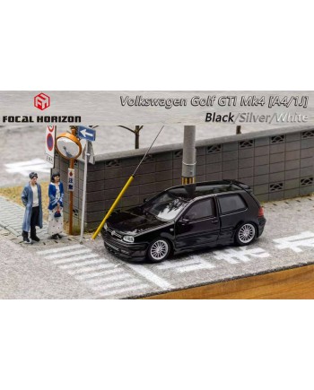 (預訂 Pre-order) Focal Horizon FH 1:64 VW Golf GTI Mk4  (Diecast car model) 限量699台 Black 亮光黑