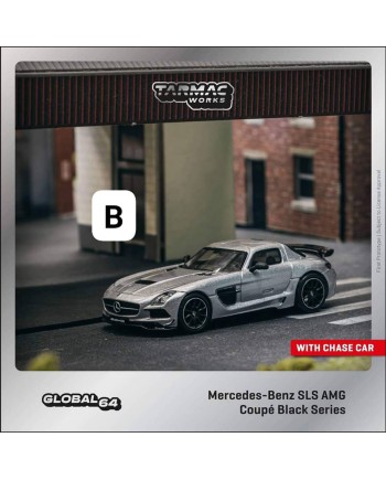 (預訂 Pre-order) Tarmac Works 1/64 T64G-027-SL Mercedes-Benz SLS AMG Coupé Black Series Silver Metallic (Diecast car model)