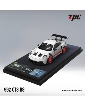 (預訂 Pre-order) TPC 1/64 Porsche 992 GT3 RS (Diecast car model) 限量499台 白色+紅輪/普通版