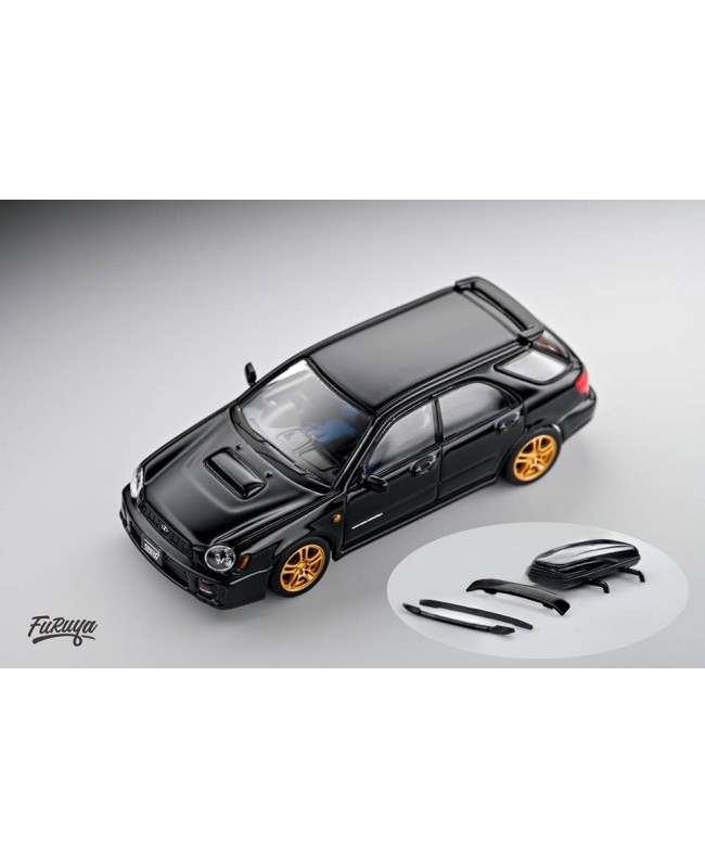 (預訂 Pre-order) Furuya 1:64 Subaru Impreza WRX STi Wagon Mk2 GG Bugeye (Diecast car model) 限量999台 Black 黑色