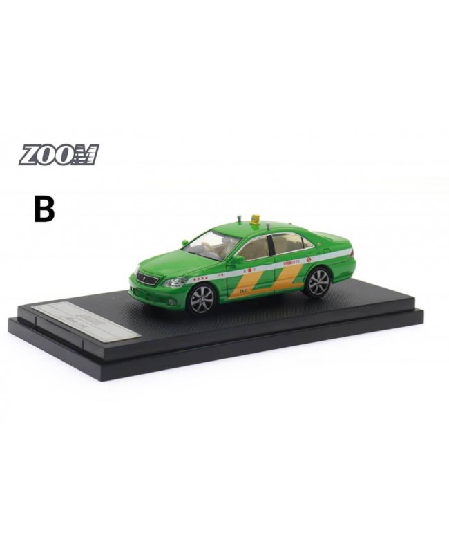 (預訂 Pre-order) Zoom 1:64 Crown Athlete GRS184 (Diecast car model) Green Taxi 日本綠色出租車