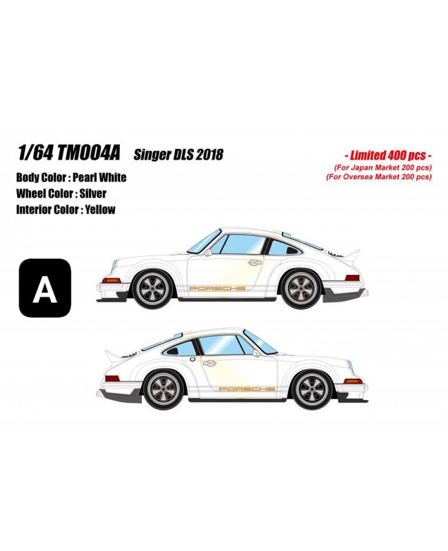 (預訂 Pre-order) Titan64 1/64 scale TM004 Singer DLS (Resin car model) TM004A : 珍珠白 Pearl White (限量400台)