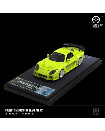 (預訂 Pre-order) TimeMicro 1:64 Madaz RX-7 Veilside (Diecast car model) 蘋果綠普通版