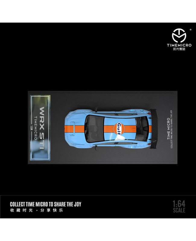(預訂 Pre-order) TimeMicro 1/64 Subaru WRX STi (Diecast car model) Gulf 普通版