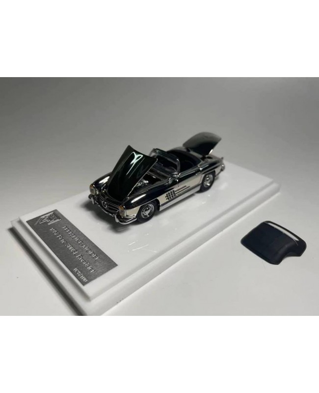 (預訂 Pre-order) Feelslike覺物 1:64 SL Class Mk1 300SL Roadster (W198) (Diecast car model) Chrome Silver 限量299台