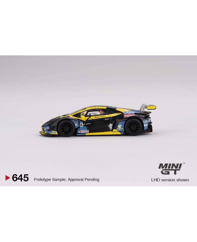 (預訂 Pre-order) MINI GT 1/64 MGT00645-L Lamborghini Huracán GT3 EVO No.4 2022 Macau GP Macau GT Cup 3rd Place LHD (Diecast car model)