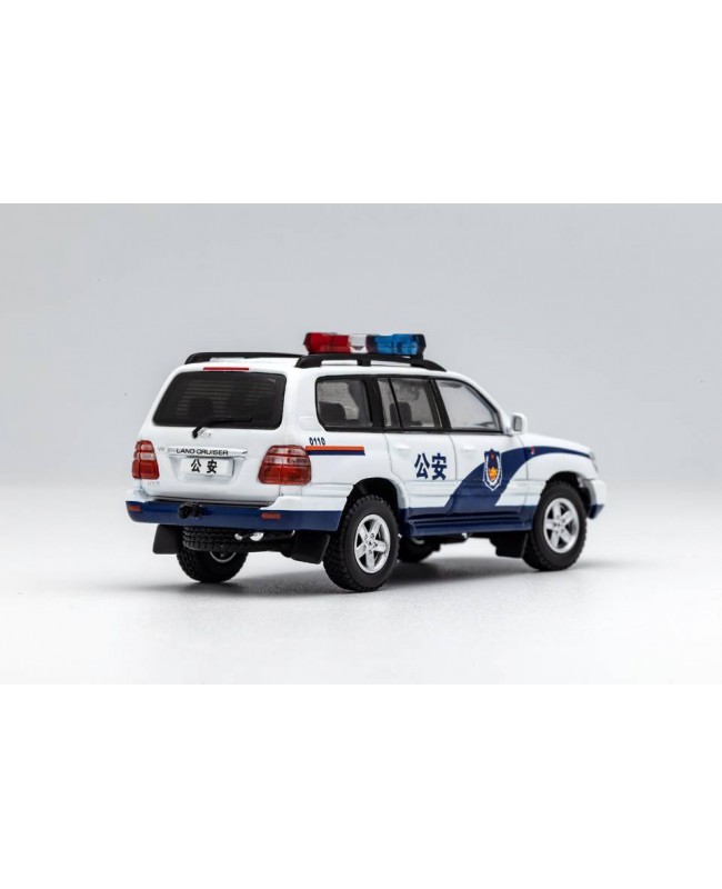 (預訂 Pre-order) GCD 1/64 Toyota Land Cruiser LC100 (Diecast car model) 限量500台 警車 (配2個警用鐵馬、2個警車查車牌子、3對警車車牌貼紙)