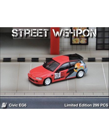 (預訂 Pre-order) Street Weapon 1:64 Civic EG6 Sonic (Diecast car model) 限量299台
