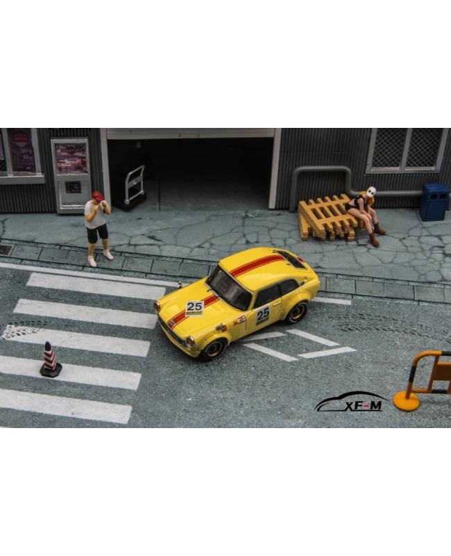 (預訂 Pre-order) LF Model x XF Model 1:64 S800 Coupe Outlaw Yellow #25 (68鈴鹿12小時勝利塗裝) (Diecast car model)
