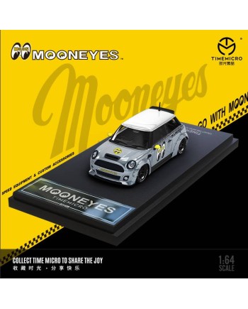 (預訂 Pre-order) TimeMicro 1:64 BMW Mini Mooneyes (Diecast car model) 拋光銀 特別版 (限量499台)