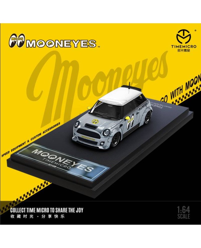 (預訂 Pre-order) TimeMicro 1:64 BMW Mini Mooneyes (Diecast car model) 拋光銀 特別版 (限量499台)