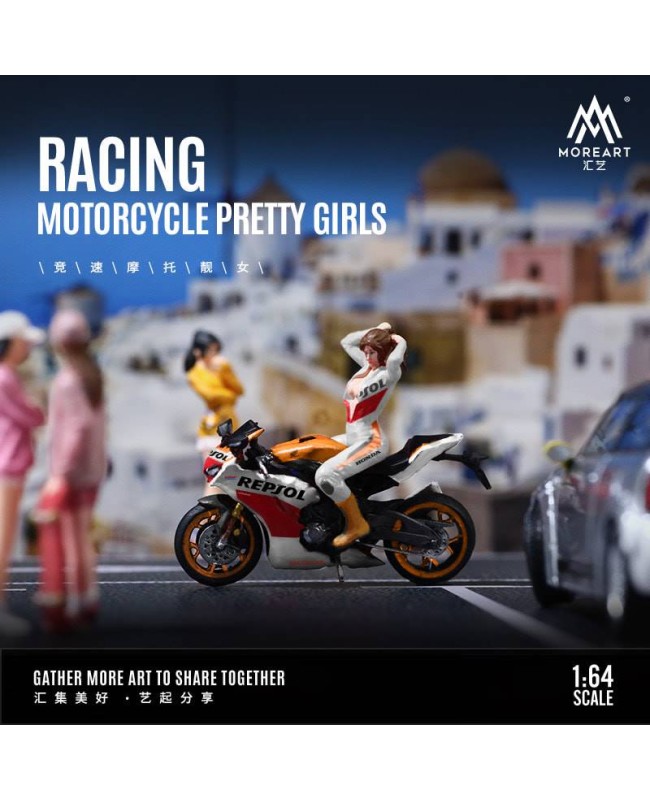 (預訂 Pre-order) MoreArt 1/64 RACING MOTORCYCLE PRETTY GIRLS