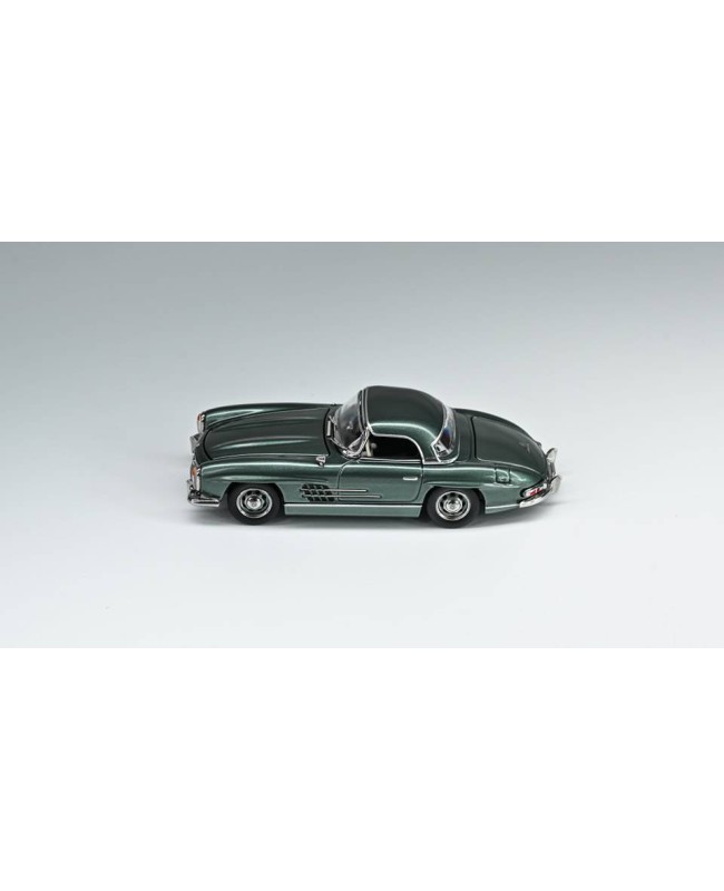 (預訂 Pre-order) GFCC  1/64 Benz 300SL (Diecast car model) 金屬綠/硬頂