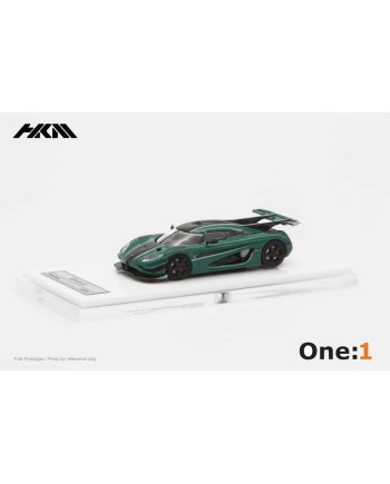 (預訂 Pre-order) HKM 1:64 Koenigsegg Agera One:1 (Diecast car model) Dual Carbon 限量699台 Green 綠色