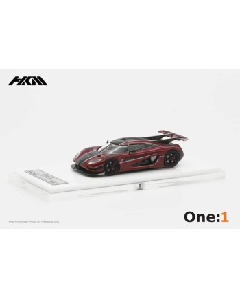 (預訂 Pre-order) HKM 1:64 Koenigsegg Agera One:1 (Diecast car model) Dual Carbon 限量699台 Red 紅色