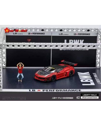 (預訂 Pre-order) Star Model 1/64 LB-Silhouette WORKS 458 GT (Diecast car model) Standard Red 人偶版