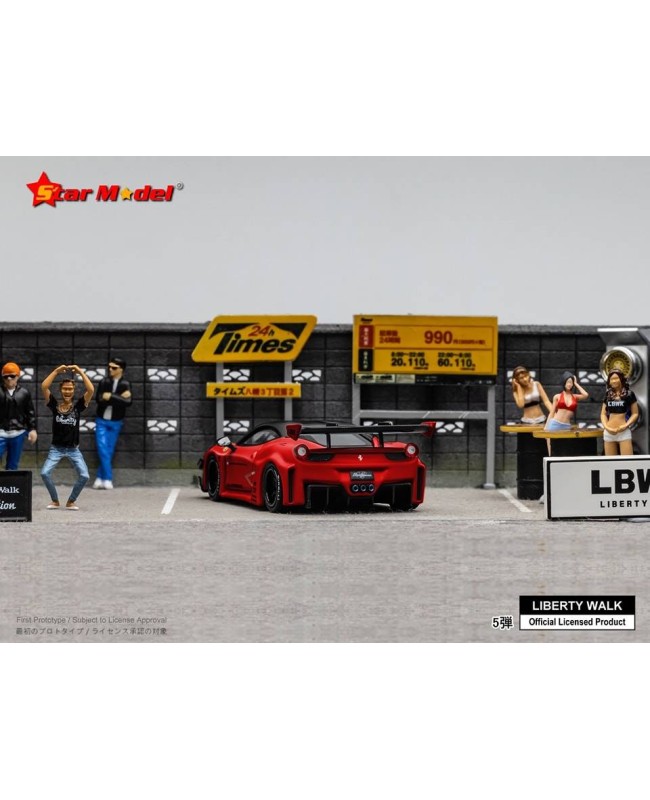 (預訂 Pre-order) Star Model 1/64 LB-Silhouette WORKS 458 GT (Diecast car model) Standard Red 普通版