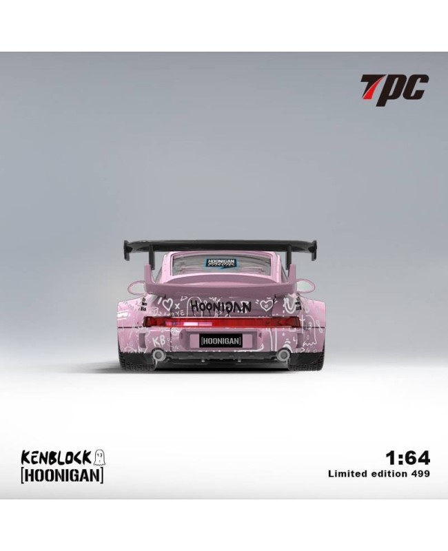 (預訂 Pre-order) TPC 1/64 RWB964 Hoonigan pink 43# (Diecast car model) 限量499台 人偶版