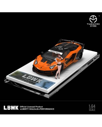 (預訂 Pre-order) LBWK & TM1:64 Lamborghini LP700 GTEVO (Diecast car model) 限量999台 橙色-人偶版