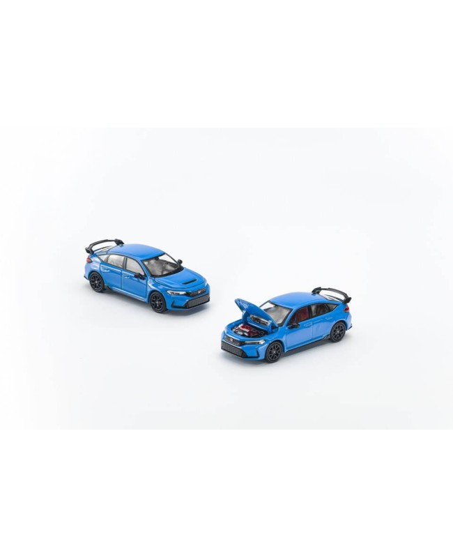 (預訂 Pre-order) POPRACE 1/64 PR640067 1/64 HONDA CIVIC FL5 BOOST BLUE PEARL (Diecast car model)