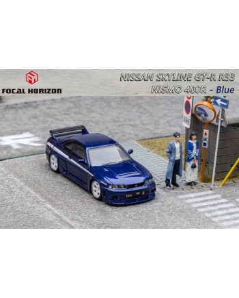 (預訂 Pre-order) Focal Horizon FH 1/64 Skyline R33 GT-R 4th Generation Nismo 400R version Dark Blue (Diecast car model) 限量999台
