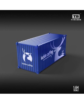 (預訂 Pre-order) TimeBox 1/64 20ft size container luckin coffee Livery TB640144