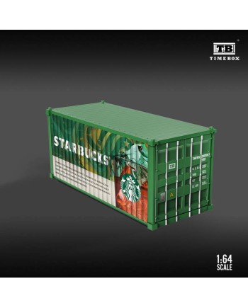 (預訂 Pre-order) TimeBox 1/64 20ft size container STARBUCKS Livery TB640145