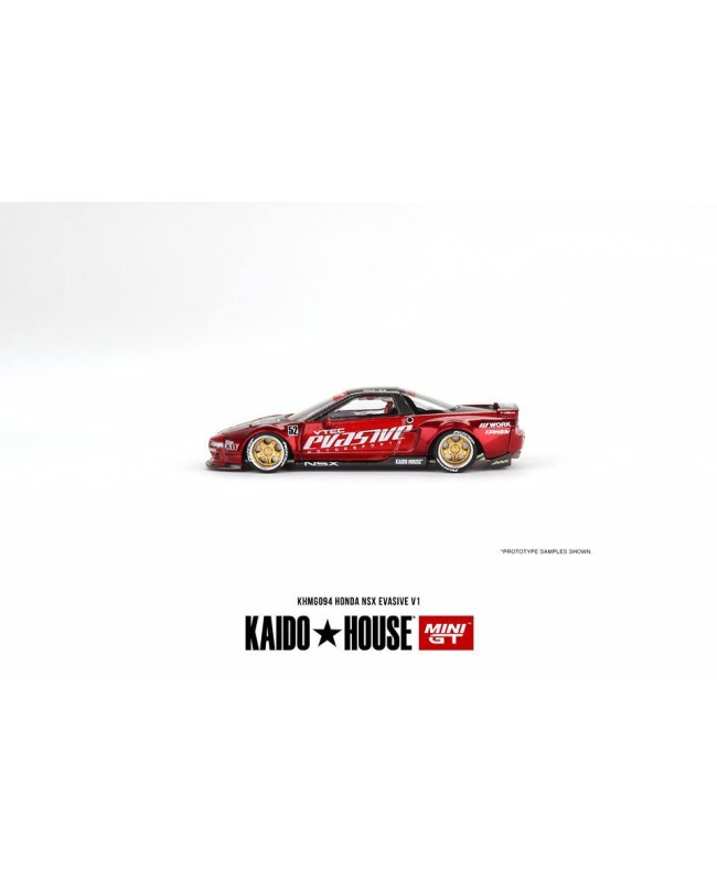(預訂 Pre-order) KaidoHouse x MINI GT KHMG094 Honda NSX Evasive V1 (Diecast car model)