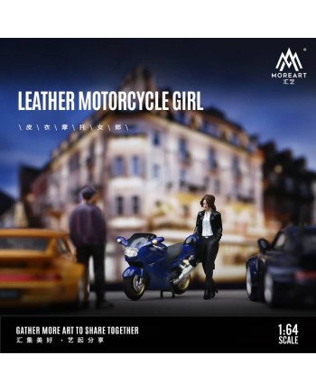 (預訂 Pre-order) MoreArt 1/64 LEATHER MOTORCYCLE GIRL