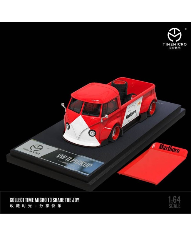 (預訂 Pre-order) TimeMicro 1/64 VW T1 pickup (Diecast car model) Marlboro 普通版