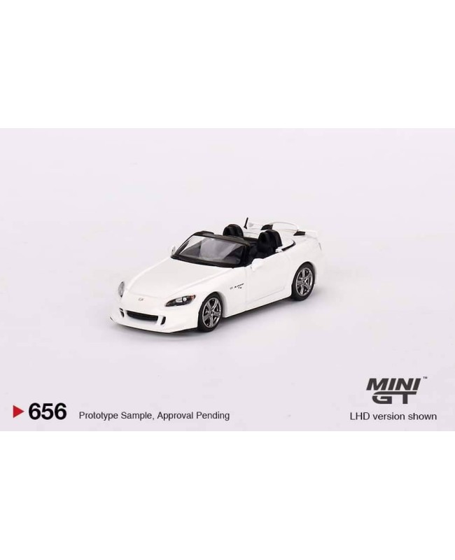 (預訂 Pre-order) MINI GT 1/64 MGT00656-L Honda S2000 (AP2) CR Grand Prix White LHD (Diecast car model)