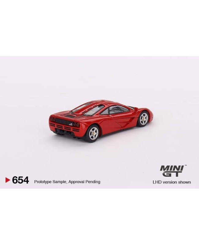 (預訂 Pre-order) MINI GT 1/64 MGT00654-L McLaren F1 Red LHD (Diecast car model)