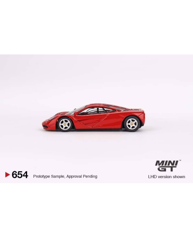 (預訂 Pre-order) MINI GT 1/64 MGT00654-L McLaren F1 Red LHD (Diecast car model)