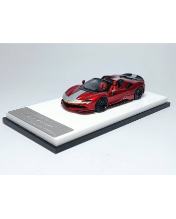 (預訂 Pre-order) ScaleMini 1/64 SF90 Spider (Resin car model) 限量499台 Metallic Red