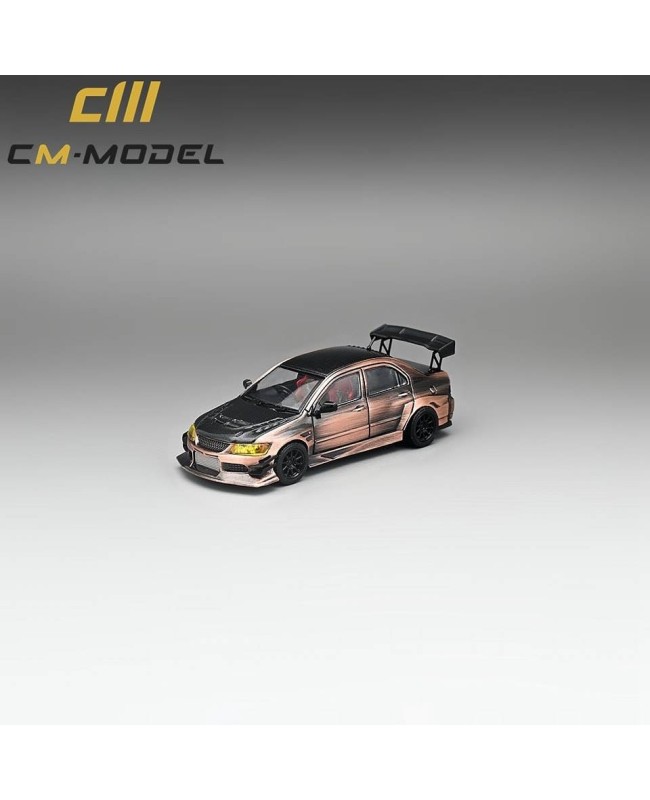 (預訂 Pre-order) CM model 1/64 Mitsubishi Lancer Evo IX Bronze carbon version CM64-EVOIX-20 (Diecast car model)