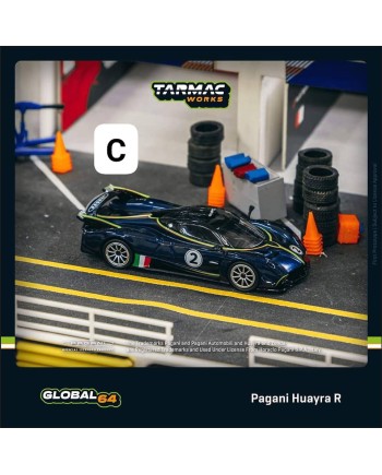 (預訂 Pre-order) Tarmac Works 1/64 Pagani Huayra R (T64G-TL035-BL) (Diecast car model)